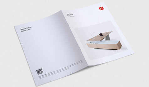 商務(wù)辦公家具企業(yè)宣傳冊設(shè)計-震旦集團畫冊策劃設(shè)計